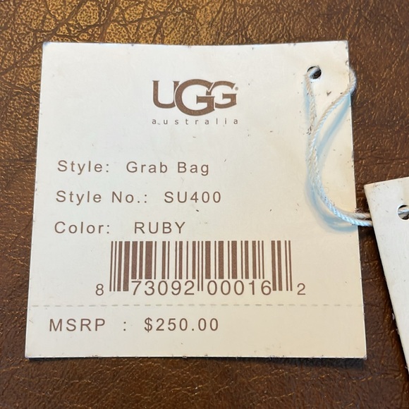 UGG handbag Grab Bag suede and sheepskin Like New - Picture 13 of 16